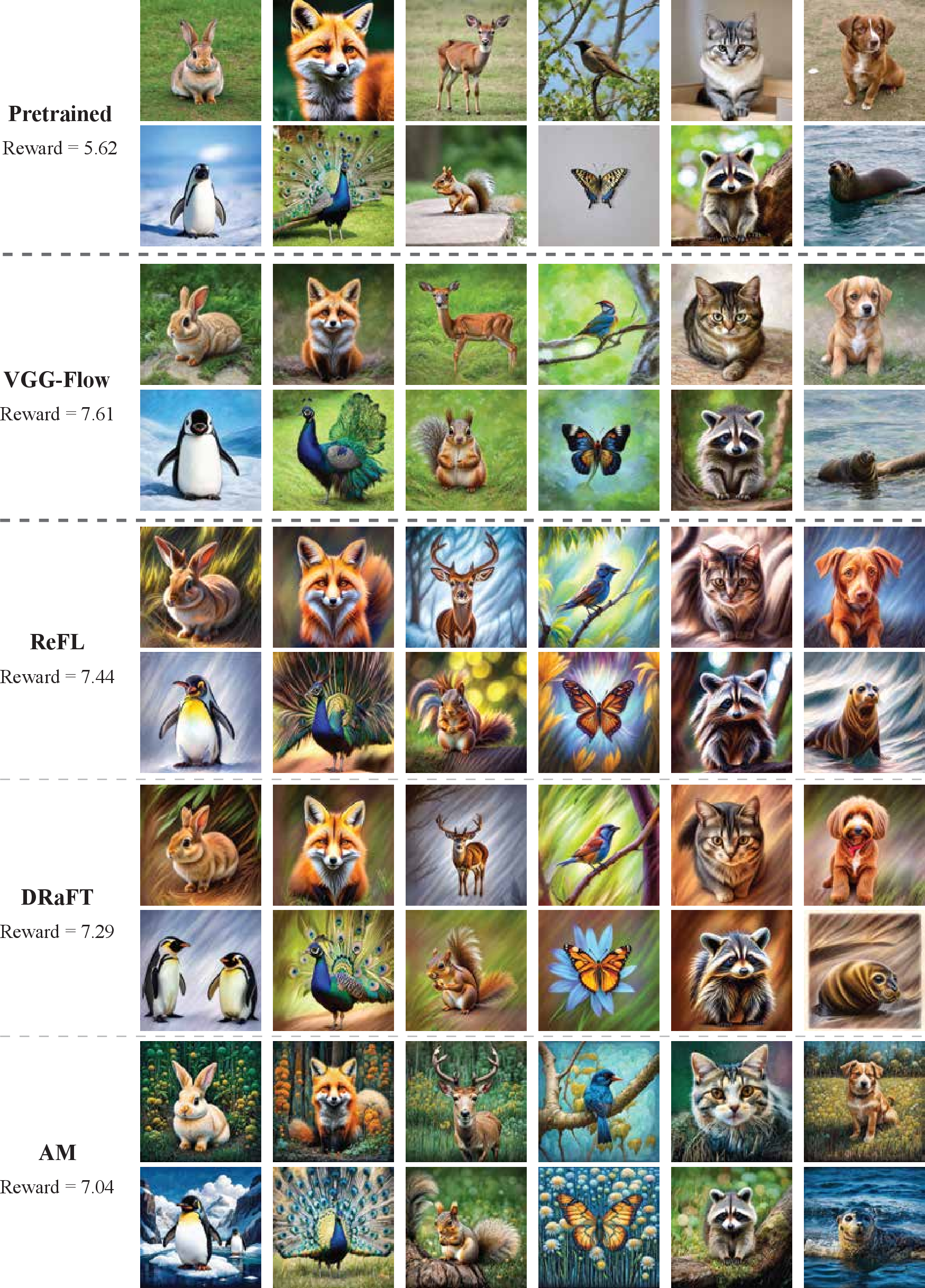 Aesthetic Score qualitative comparison