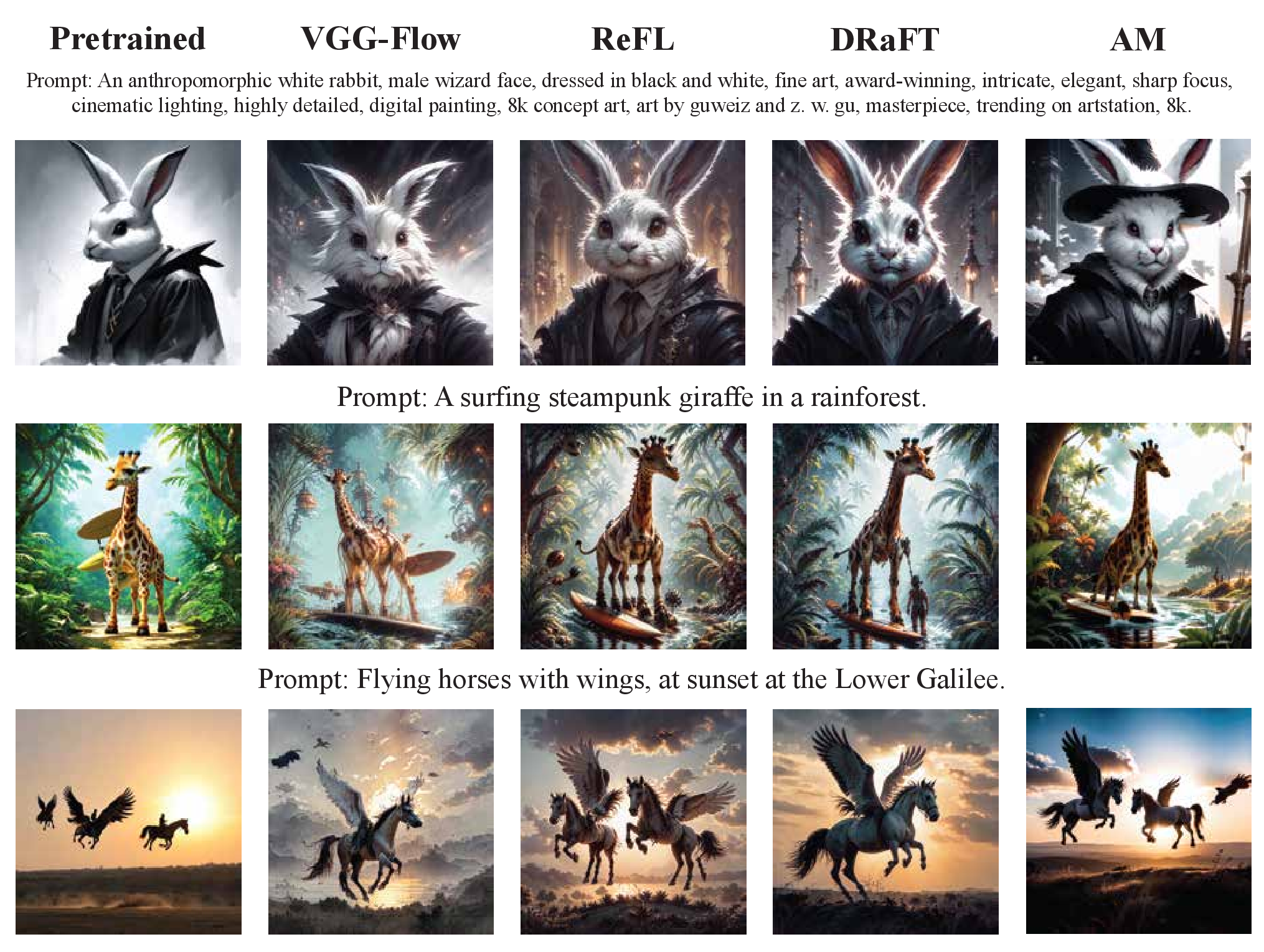 PickScore qualitative comparison